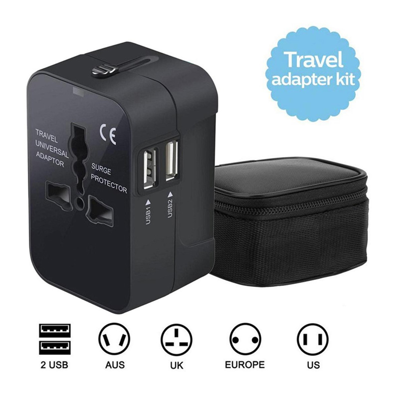 Picture of AR05 Travel Adapter 2.1A Fast-Charging 2 USB Ports Travel Adapter