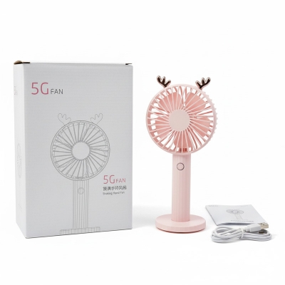 Picture of 5G Shaking Hand Fan With Stand 2000mAh