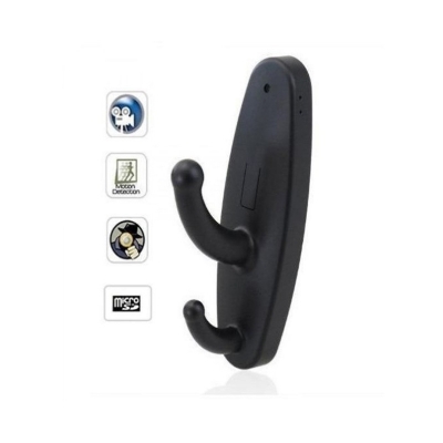 Picture of ● x 1  Clothe Hook Video Camera ● X 1  Charger ● x 1  User Guide