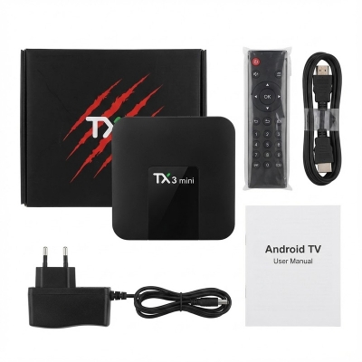 Picture of TX3 Mini Android TV Box 2GB RAM 16GB ROM Android 10 WIFI Plays tore