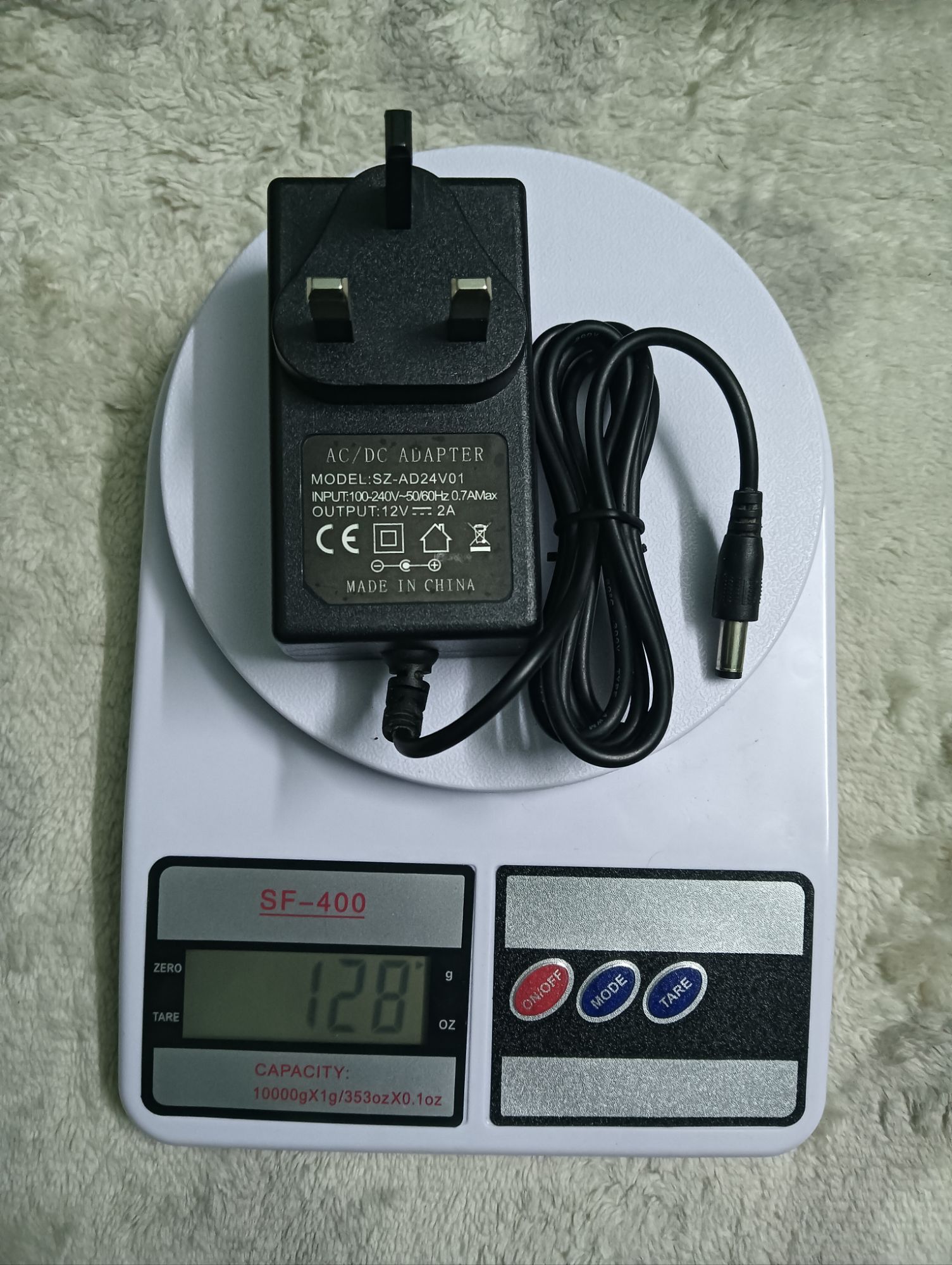Picture of 12V 2A Daraz Verified Original 24W Power Adapter for Router Onu Mini UPS etc