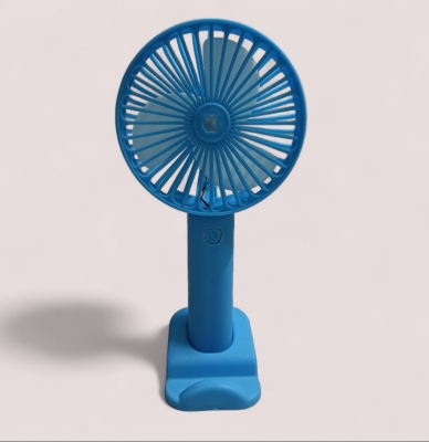 Picture of Rechargeable Blue Portable Mini Stand Fan With 1300mAh Battery