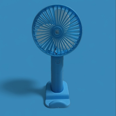 Picture of Rechargeable Blue Portable Mini Stand Fan With 1300mAh Battery