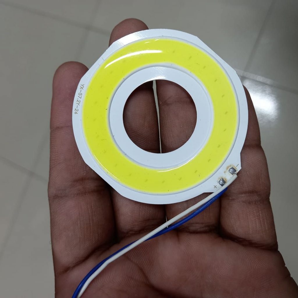 Picture of ROUND YX-57.2Y-24 WHITE Color 5W 4V Size 60mm COB SMD LED Light Chip White COB LED Light 4V COB LED Light 5W COB Light COB LED Chip 4V COB LED Chip 5W Light Bulbs