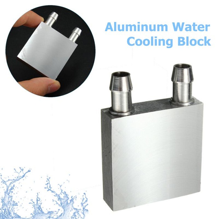 Picture of 40mm Aluminum Alloy 40x40x12mm Water Cooling Water Block Heatsink Head For Liquid Cooler Fan Cooling Radiator TEC12706 TEC1-12706 Peltier Heat Sinks DIY Ratings 101 Answered Questions
