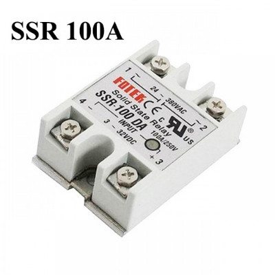 Picture of Solid State Relay 40A, 60A, 80A, 100A 3V to 32V DC input Output AC 24-380V AC