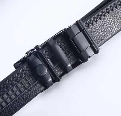 Picture of Black artificial leather auto gear belt FOR men - Black