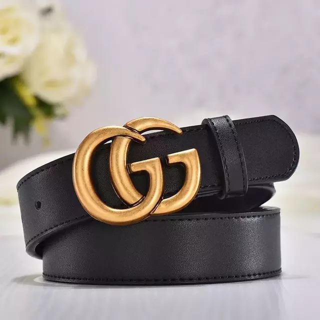 Picture of Premium Quality Artificial Leather new collection brown Belt For Men 2024's Black Belt Leather Male Strap Pin Buckle Casual Belt - Black