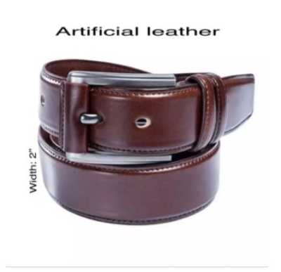 Picture of Artificial Leather new collection  Belt For  All Men 2024 - Brown