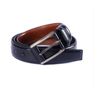Picture of Artificial Leather new collection  Belt For  All Men 2024 - Black