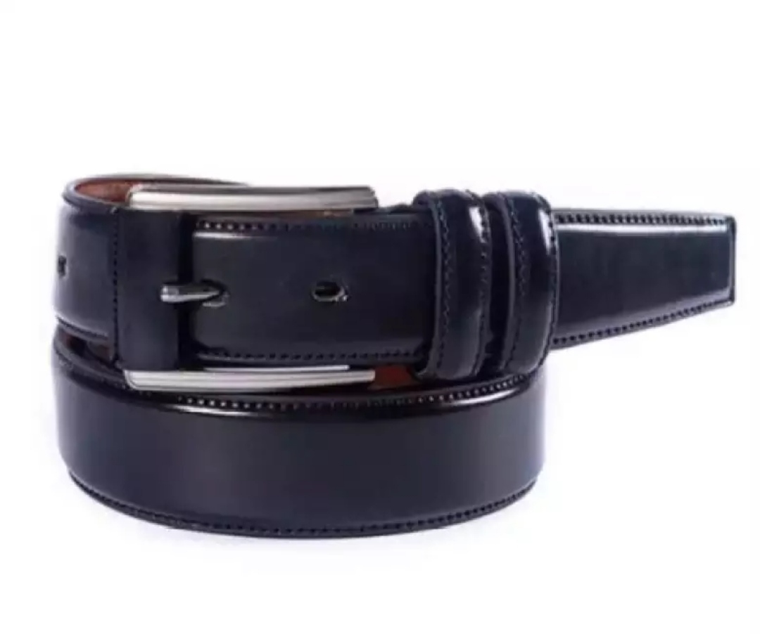 Picture of Artificial Leather new collection  Belt For  All Men 2024 - Deep Black