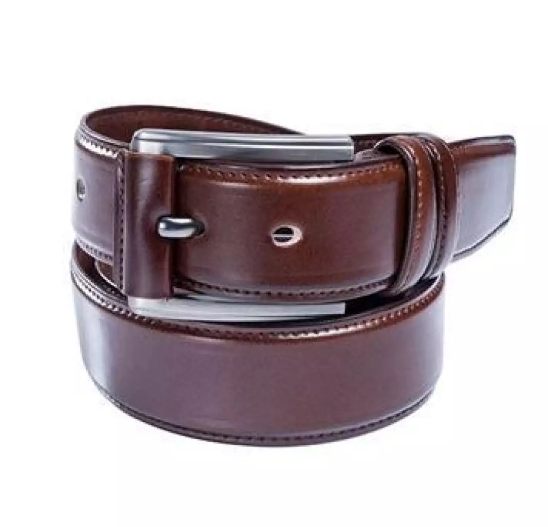 Picture of Artificial Leather new collection  Belt For  All Men 2024 - Chocolate