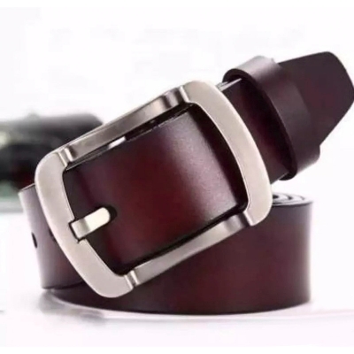Picture of High Quality Cow Leather Formal and Casual Stylish Belt For Artificial Leather new collection brown Belt For Men 2024 - Brown