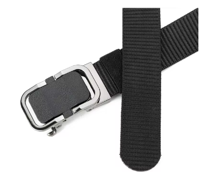 Picture of Multicolor Auto Gear Fabrics Stylish High quality Adjusted Belt For Men - Black