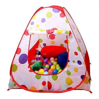 Picture of Baby Tent House Play For Kids With 50 Balls-Multi Color