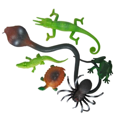 Picture of 6pcs Realistic Plastic Animal Toys for  Educational & Fun Animal Figures for Kids