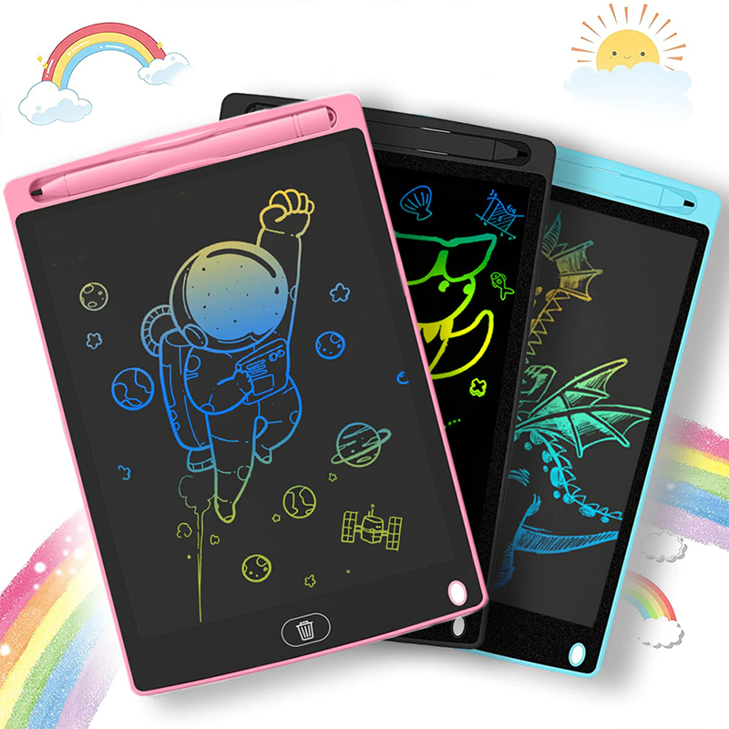 Picture of 12 Inch LCD Writing Tablet for Kids Digital Drawing Pad with Erase Button & Lock, Reusable Handwriting Board Gift