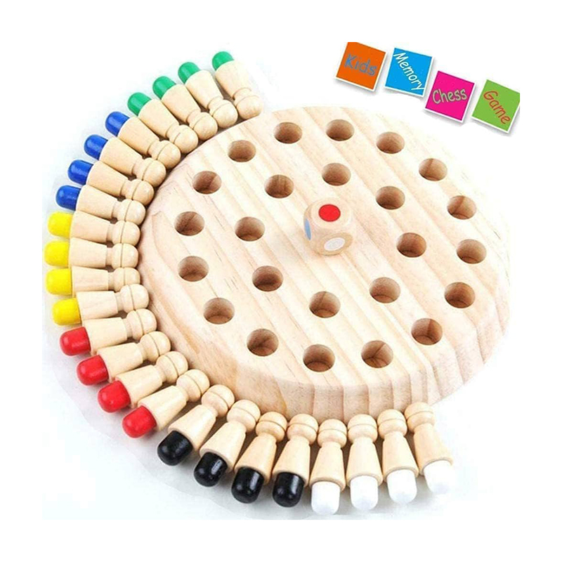 Picture of Wooden Memory Chess Stick Game for Kids | Brain Teaser & Family Fun Toy