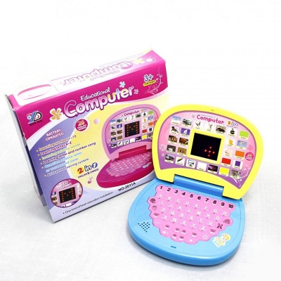 Picture of Educational Computer and Learning ABCD, Words & Number Battery Operated Kids Laptop with LED Display and Music - Baby Toy