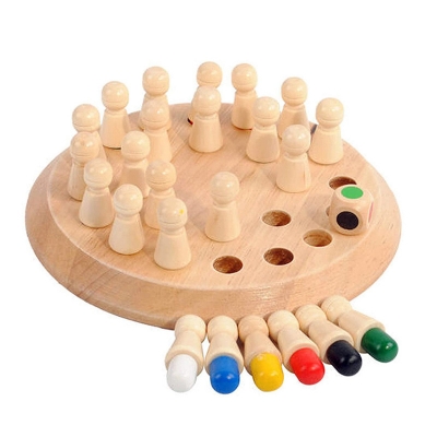 Picture of Wooden Memory Chess Stick Game for Kids | Brain Teaser & Family Fun Toy