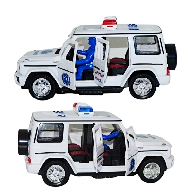 Picture of Battery Operated Police Jeep Car with Lights, Sound & Movement – SUV Style Toy for Kids