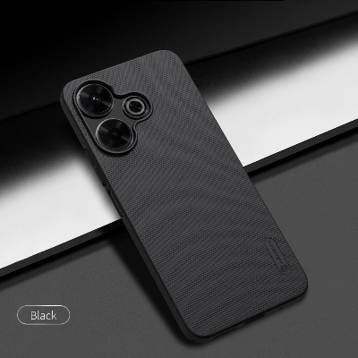 Picture of Nillkin Super Frosted Shield Matte cover case for Xiaomi Redmi Note 13R 5G, Xiaomi Redmi 13 4G, Xiaomi Poco M6 4G - Black