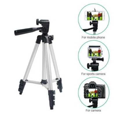 Picture of 3110 Tripod Stand For Dslr Camera With Mobile Holder - Tripod - Tripod For Mobile