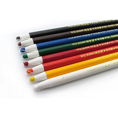 Picture of Drawing & Marking Chinese Pencils - 12 Pcs 12 Colour