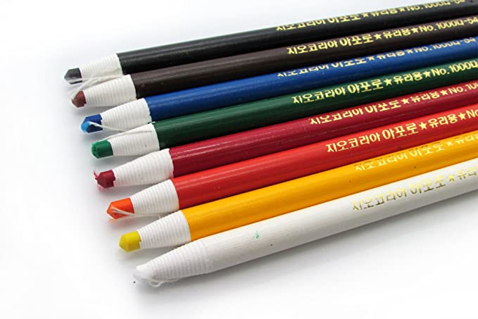 Picture of Drawing & Marking Chinese Pencils - 12 Pcs 12 Colour