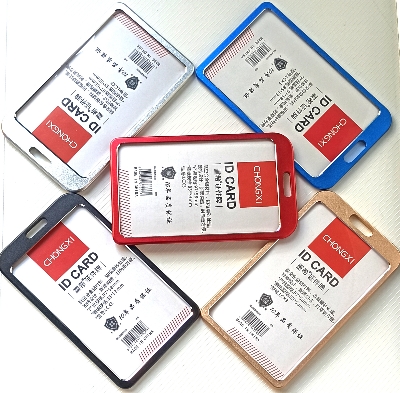 Picture of Aluminum ID Card Holder / Card Holder For Student's and Official - Golden, Blue, Silver - অনুগ্রহ করে কালার সিলেক্ট করে অর্ডার করুন।