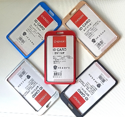 Picture of Aluminum ID Card Holder / Card Holder For Student's and Official - Golden, Blue, Silver - অনুগ্রহ করে কালার সিলেক্ট করে অর্ডার করুন।