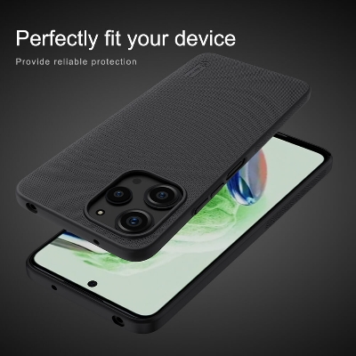 Picture of Nillkin ( Redmi 12 4G, 5G, Redmi Note 12R 5G, Xiaomi Poco M6 Pro ) Super Frosted Shield Matte cover case for Xiaomi Redmi 12 4G, 5G, Redmi Note 12R 5G, Xiaomi Poco M6 Pro - Black