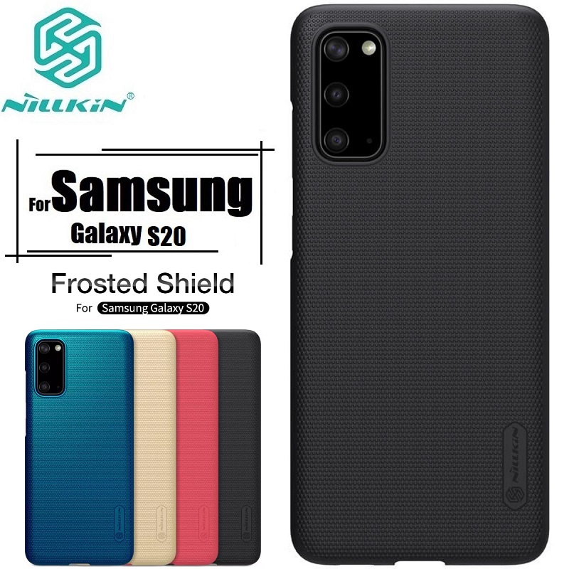 Picture of Nillkin ( Galaxy S20 / S20 5G ) Super Frosted Shield Matte cover case for Samsung Galaxy S20 / S20 5G (S20) Back Case  - Black