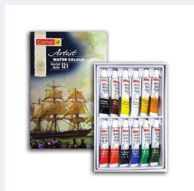 Picture of Camel Artist Water Color Set - 12 Shades - Multicolor (5ml tube) / Camel Artist Water Color 12 tubes (5ml)