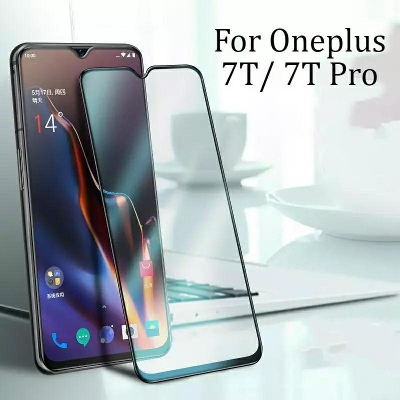 Picture of One plus 7T  Curved Edge Protective Tampered Glass Screen Protector