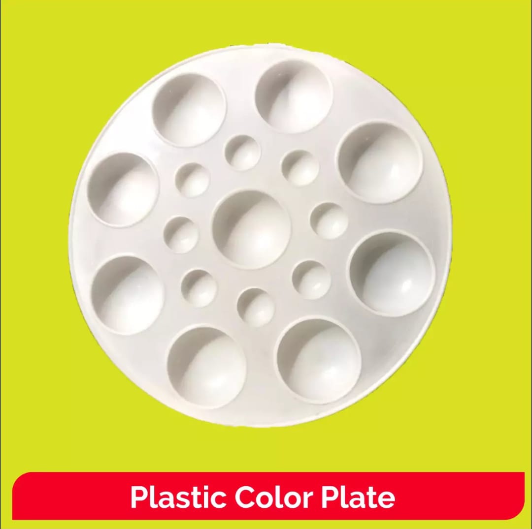 Picture of Artist Color Mixing Palette Regular Round Shape - White