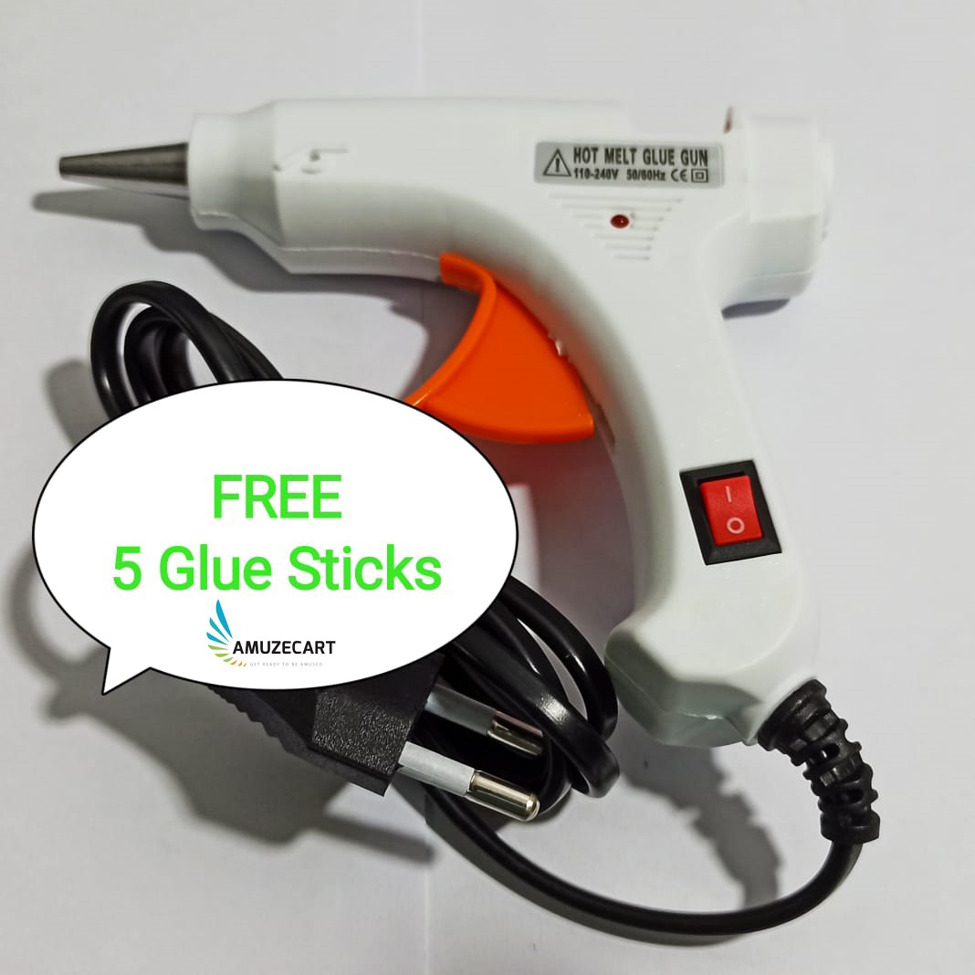 Picture of 20W Hot Melt Glue Gun With 5 Pcs Glue Sticks Free