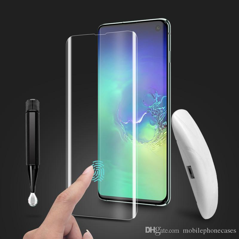 Picture of UV Light Adhesive Tempered Glass Screen Protector for Samsung Galaxy Note 9