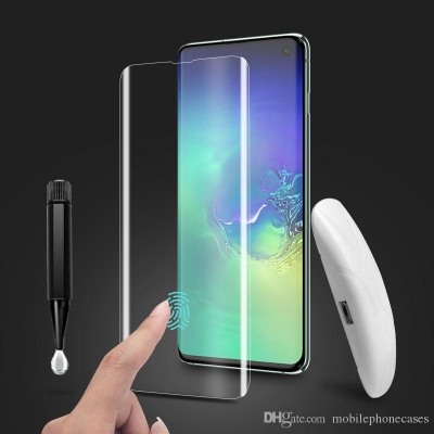 Picture of UV Light Adhesive Tempered Glass Screen Protector for Samsung Galaxy Note 9