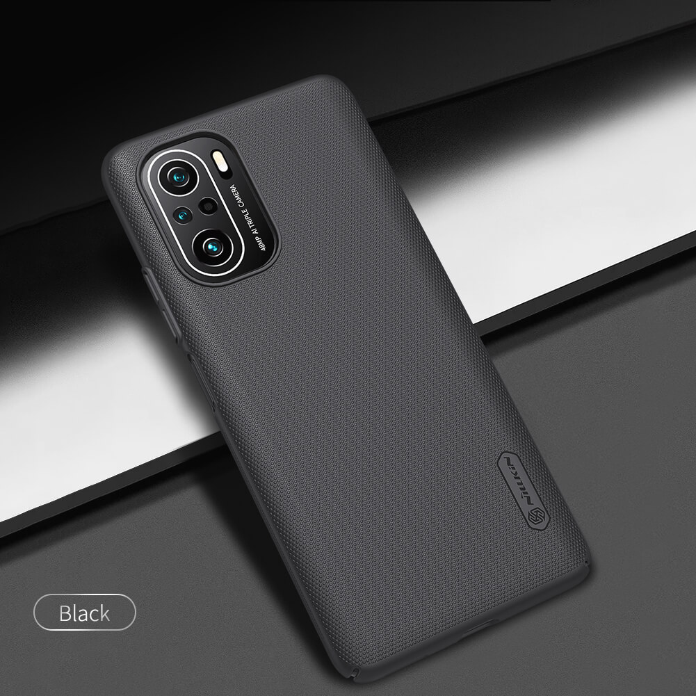 Picture of Nillkin ( Xiaomi Redmi K40 ) Super Frosted Shield Matte cover case for Xiaomi Redmi K40, K40 Pro, K40 Pro Plus (K40 Pro+), Mi11i (Mi 11i), Poco F3, Mi11X, Mi 11 X Pro - Black