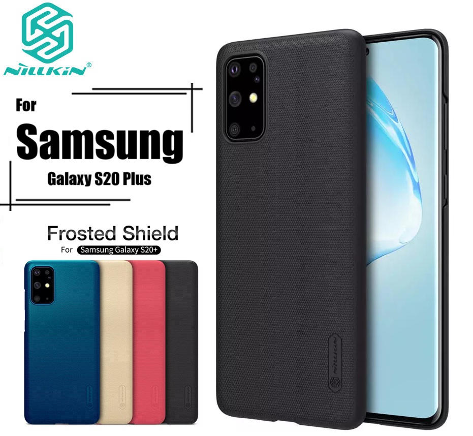Picture of Nillkin (S20+ /S20+ 5G) Super Frosted Shield Matte cover case for { Samsung Galaxy S20 Plus (S20+ 5G)} Back Case Cover For Smartphone - Black