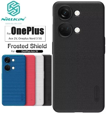 Picture of Nillkin ( OnePlus Nord 3 5G ) Super Frosted Shield Matte Back Cover Case for OnePlus Ace 2V and OnePlus Nord 3 5G - Black