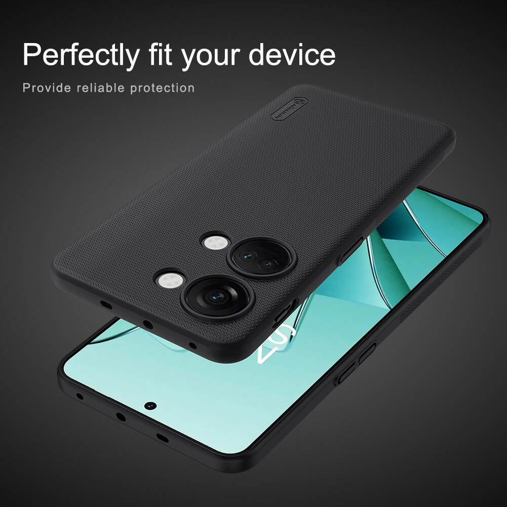 Picture of Nillkin ( OnePlus Nord 3 5G ) Super Frosted Shield Matte Back Cover Case for OnePlus Ace 2V and OnePlus Nord 3 5G - Black