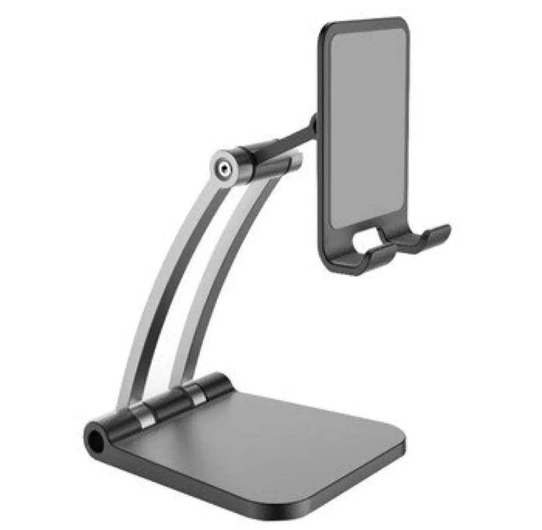 Picture of Metal Desktop Tablet Holder Table Cell Foldable Stand Support For Mobile Phone - Mobile Stand