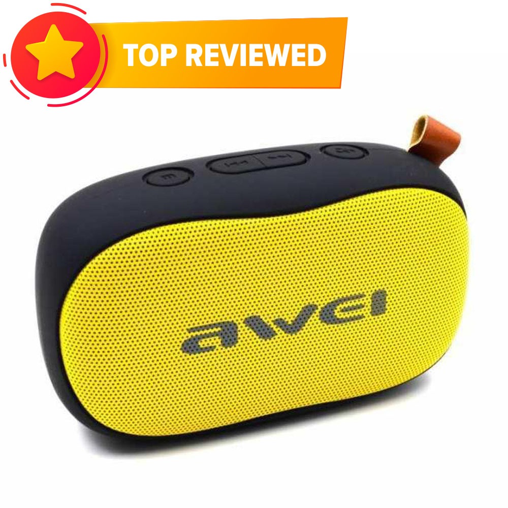 Picture of Awei Y900 - Wireless Bluetooth Speaker - Black and Yellow