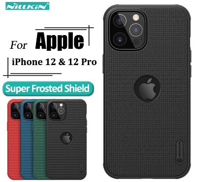 Picture of Nillkin ( iPhone 12, iPhone 12 Pro 6.1) Super Frosted Shield Pro Matte cover case for Apple iPhone 12, iPhone 12 Pro 6.1 (with LOGO cutout) - Black