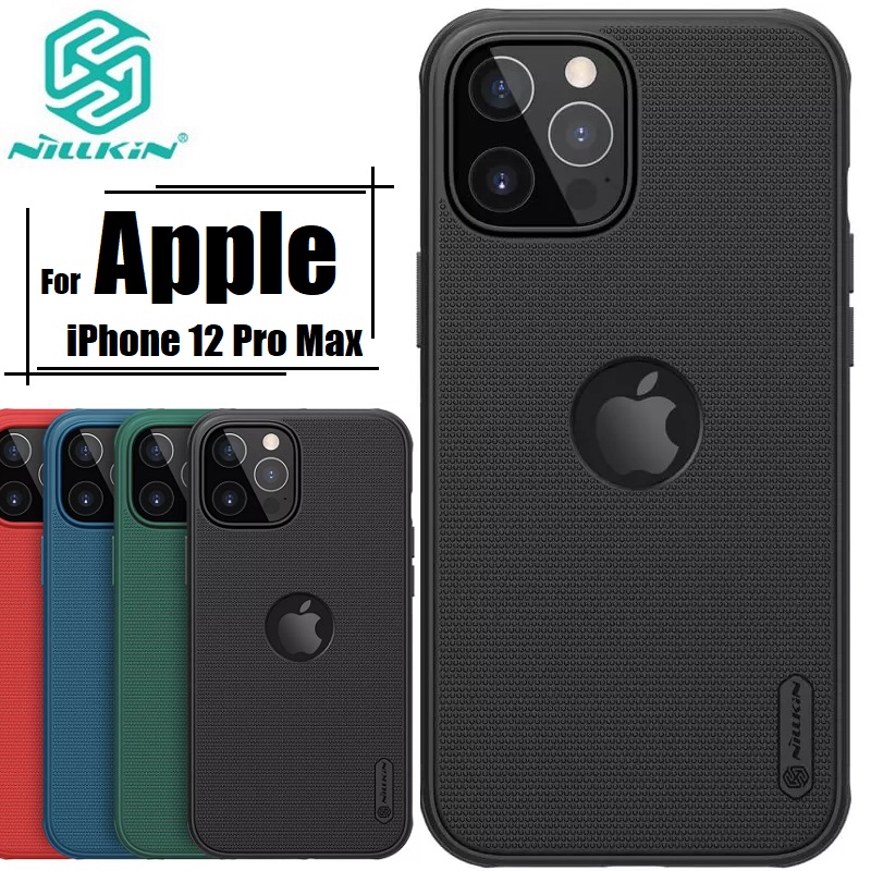 Picture of Nillkin (iPhone 12 Pro Max 6.7") Super Frosted Shield Pro Matte cover case for Apple iPhone 12 Pro Max 6.7" (with LOGO cutout) - Black