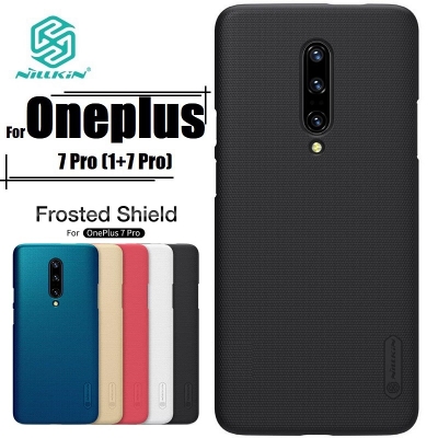 Picture of Nillkin ( 1+7 Pro ) Super Frosted Shield Matte cover case for OnePlus 7 Pro Smart Phone Back Cover Case - Black