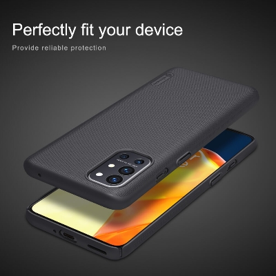 Picture of Nillkin ( OnePlus 9R ) Super Frosted Shield Matte cover case for Oneplus 9R- Black ( Back Case Cover for Smartphone )