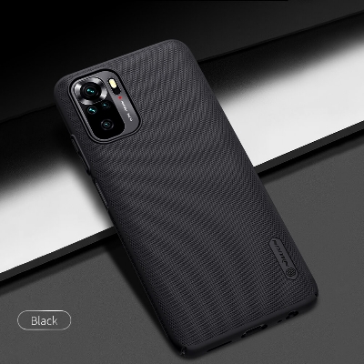 Picture of Nillkin ( Redmi Note 10/ 10S ) Super Frosted Shield Case for Redmi Note 10 4G (Global), Redmi Note 10S (India), Redmi Note 11 SE (India), Xiaomi Poco M5s - Black